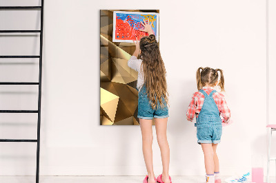 Memo bord 3D-abstractie