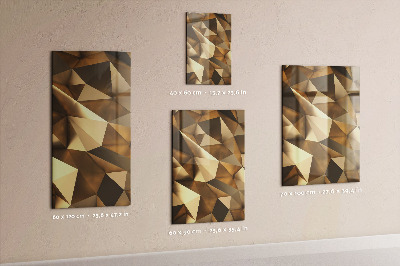 Memo bord 3D-abstractie