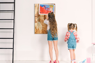 Magnetisch bord Natuurlijk hout