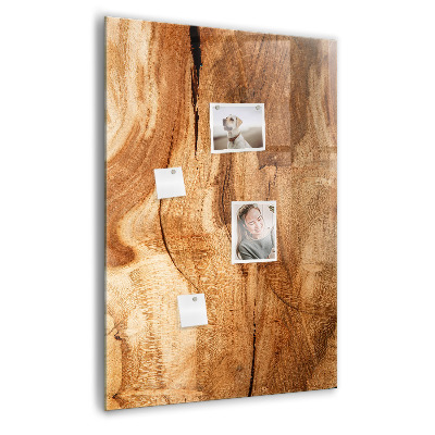 Magnetisch bord Natuurlijk hout