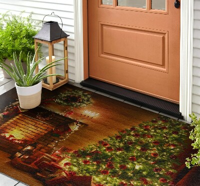 Droogloopmat kerstboom