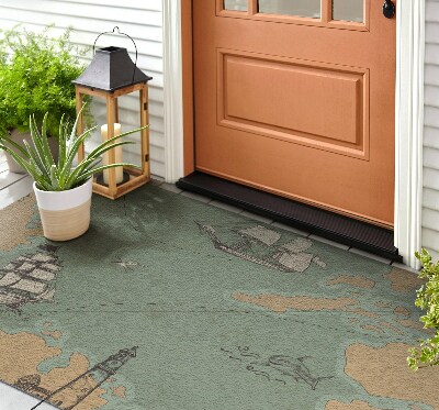 Schoonloopmat Oud plan