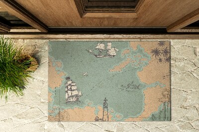 Schoonloopmat Oud plan