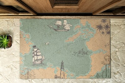 Schoonloopmat Oud plan