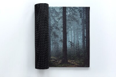 Deurmat voor buiten Mistig struikgewas