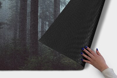 Deurmat voor buiten Mistig struikgewas