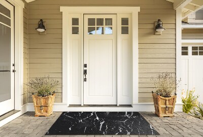 Buiten deurmat Marmer Zwart