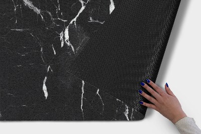 Buiten deurmat Marmer Zwart