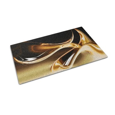 Schoonloopmat Abstract goud