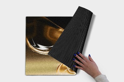 Schoonloopmat Abstract goud