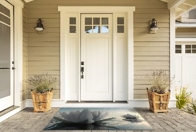 Buiten deurmat Waterlelies