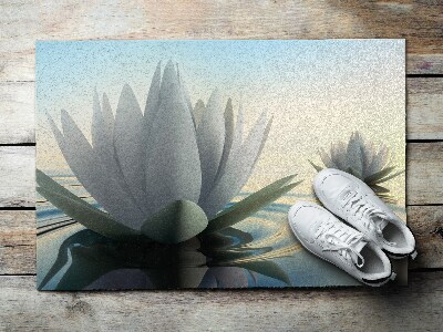 Buiten deurmat Waterlelies