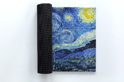 Deurmat voor buiten Een nacht vol sterren