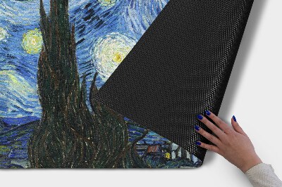 Deurmat voor buiten Een nacht vol sterren