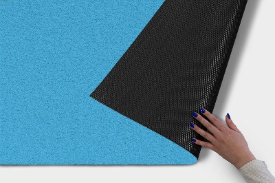 Deurmat voor buiten Blauwe kusten