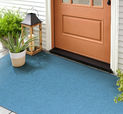 Buiten deurmat Zomerblauw