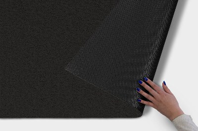 Deurmat voor buiten Sterk zwart