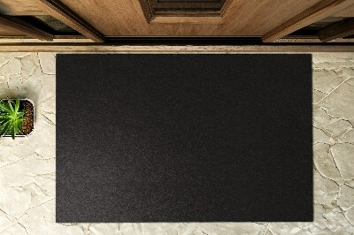 Deurmat voor buiten Sterk zwart