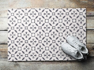 Schoonloopmat Bruine Geometrie