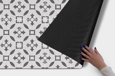 Schoonloopmat Bruine Geometrie