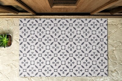 Schoonloopmat Bruine Geometrie