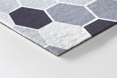 Deurmat voor buiten Geometrie Zeshoek