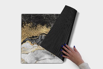 Buiten deurmat Monochroom marmer