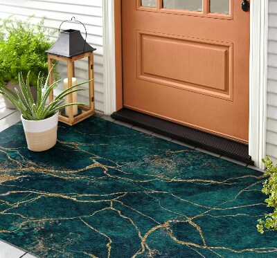Buiten deurmat Turquoise marmer