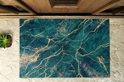 Buiten deurmat Turquoise marmer