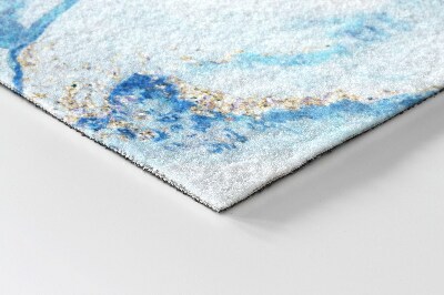 Schoonloopmat Blauwe Marmer