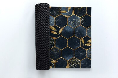 Deurmat voor buiten Hexagonale omtrek