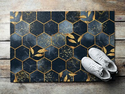 Deurmat voor buiten Hexagonale omtrek