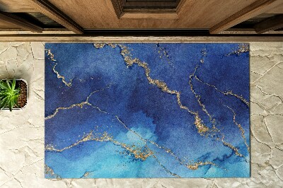 Buiten deurmat Azuurblauw marmer