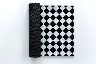 Schoonloopmat Vierkant patroon