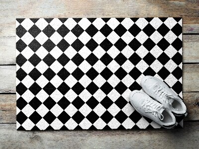 Schoonloopmat Vierkant patroon