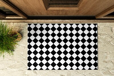 Schoonloopmat Vierkant patroon