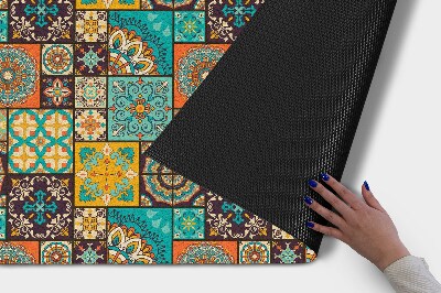 Buiten deurmat Veelkleurige mozaïek