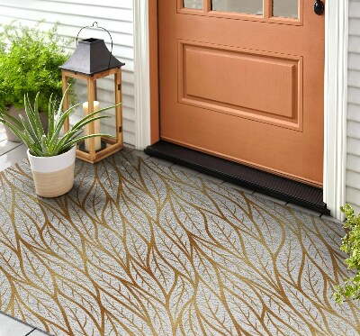 Schoonloopmat Gouden bladeren