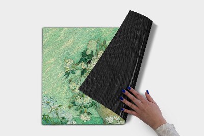 Buiten deurmat Rozen in de stijl van Van Gogh