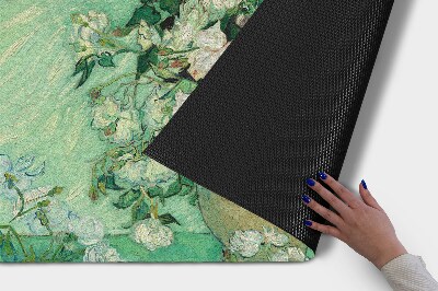 Buiten deurmat Rozen in de stijl van Van Gogh