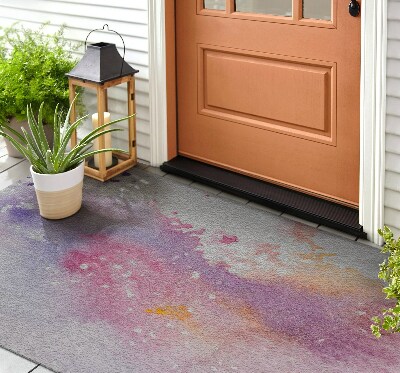 Deurmat voor buiten Kleurrijke golven