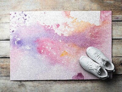 Deurmat voor buiten Kleurrijke golven