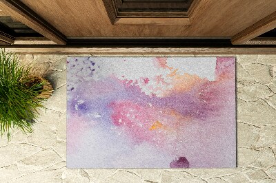 Deurmat voor buiten Kleurrijke golven