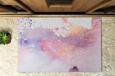 Deurmat voor buiten Kleurrijke golven