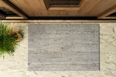 Schoonloopmat Houten paneelpatroon