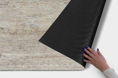 Schoonloopmat Houten paneelpatroon