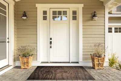 Buiten deurmat Knoop in het hout