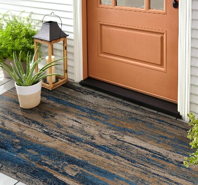 Deurmat voor buiten Beschadigde planken