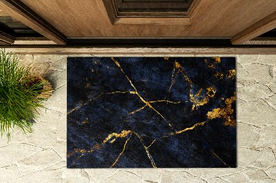 Buiten deurmat Marineblauw marmer