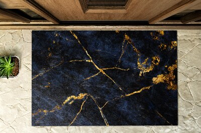 Buiten deurmat Marineblauw marmer